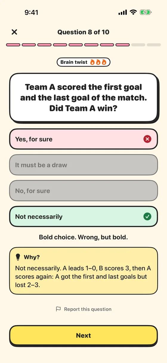 Hard questions come with a “Why?”