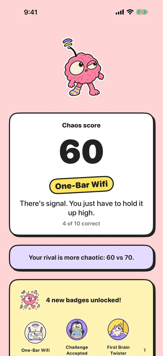 Get your chaos score